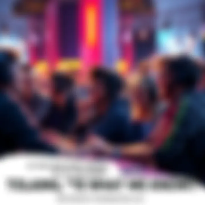 Excited gamers discussing new skin A group of gamers talking passionately about a new skin update in a lively forum setting.