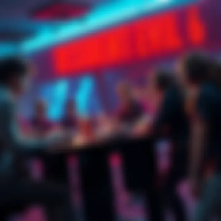 A group of gamers debating the gameplay and story of Resident Evil 6 at a gaming table