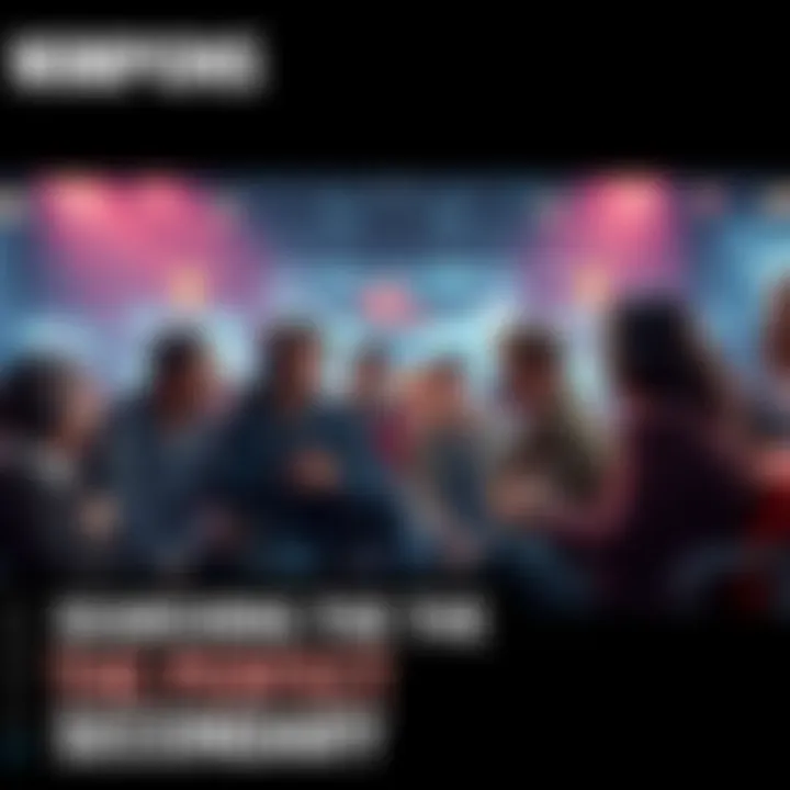 A group of gamers sharing experiences about different secondary weapons in a lively discussion