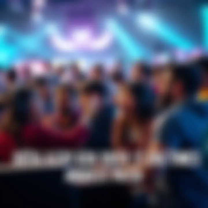 Group of people gathered, eagerly discussing the upcoming Dota patch and sharing questions