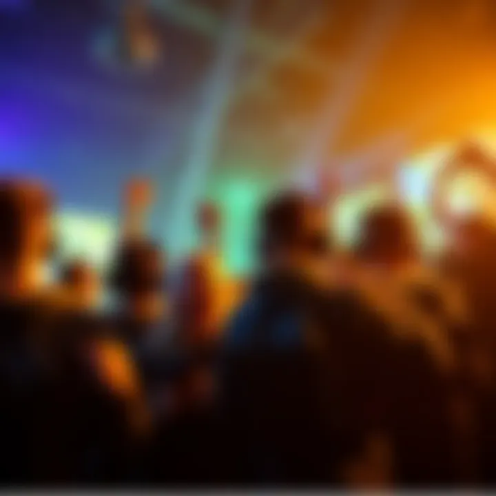 A group of gamers celebrating after unlocking achievements on their consoles, showing excitement and camaraderie.