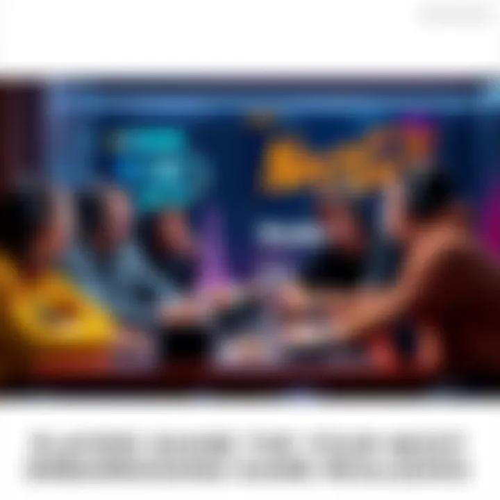 A group of gamers discussing their embarrassing game realizations at a table with consoles and snacks