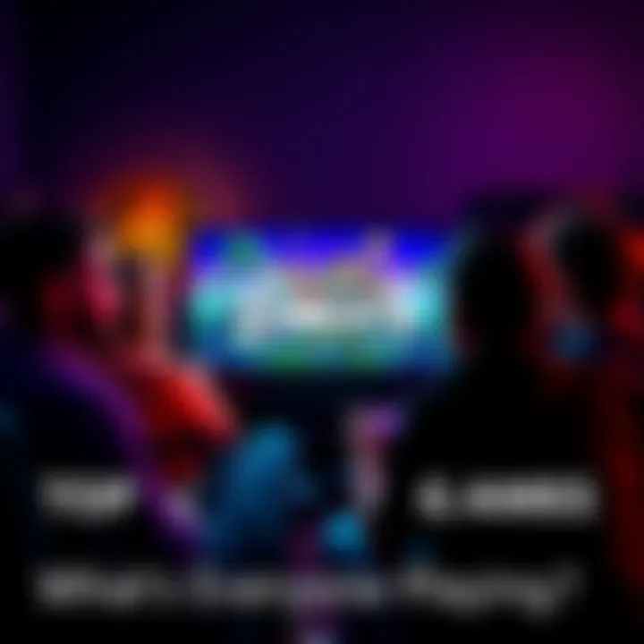 A group of people playing video games together, with a focus on Project Zomboid on the screen.