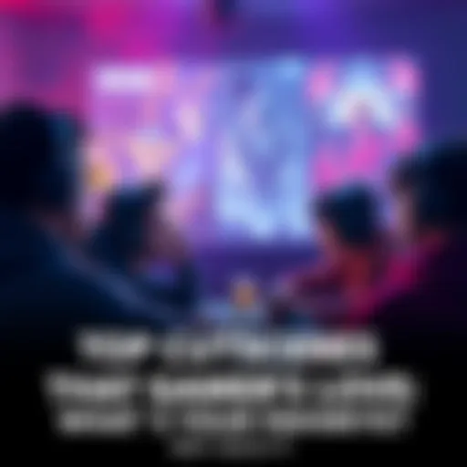 A group of gamers discussing their favorite video game cutscenes in an online forum