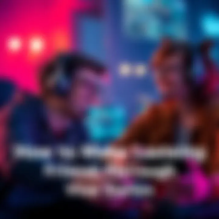 Two people playing video games together, chatting and smiling on a headset, showing connection and friendship