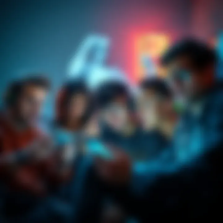 Gamers frustrated with EA app Group of gamers expressing frustration while using the EA app on their devices