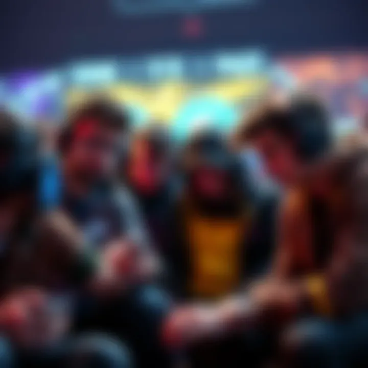 Group of gamers looking unhappy while discussing expensive and boring skins
