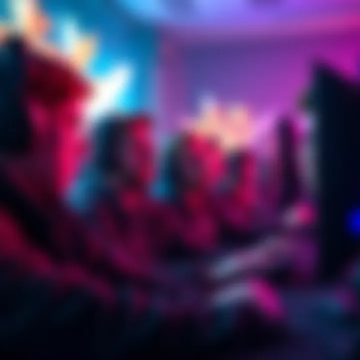 Gamers frustrated with server issues A group of gamers expressing frustration at their screens during a server crash