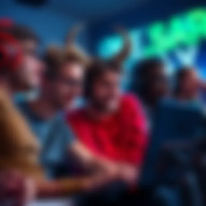 Group of gamers expressing frustration during a match due to Trickster's overpowering buffs