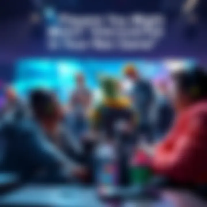 A group of gamers sharing experiences about distinctive characters they met in games.