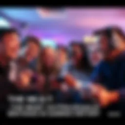 Group of gamers laughing together while sharing their funny gaming blunders