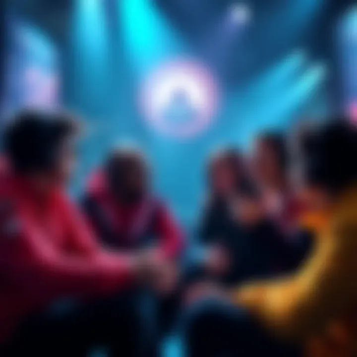 A group of gamers chatting about the upcoming Marathon game release, showing excitement and different opinions