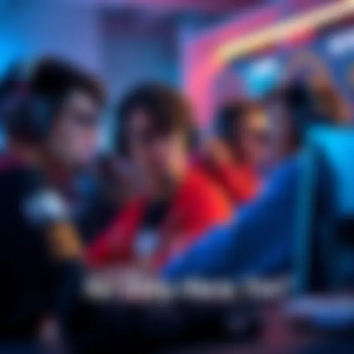 Gamers discussing matchmaking features A group of gamers looking frustrated while discussing matchmaking issues in a gaming setting