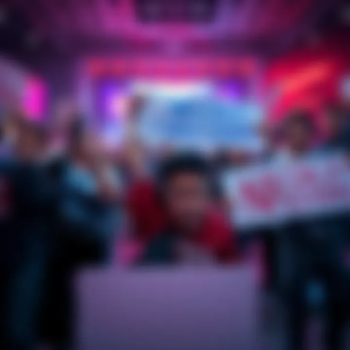 Gamers protest server changes Group of gamers expressing frustration over lag issues with server changes, holding signs demanding the return of NA East and West servers.