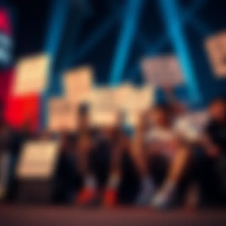 Group of frustrated gamers holding signs against EA bans while sitting with gaming equipment