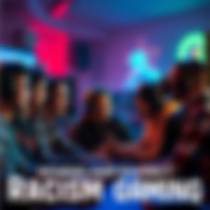 A group of gamers discussing issues of racism in a virtual environment, showing frustration and determination to take action.