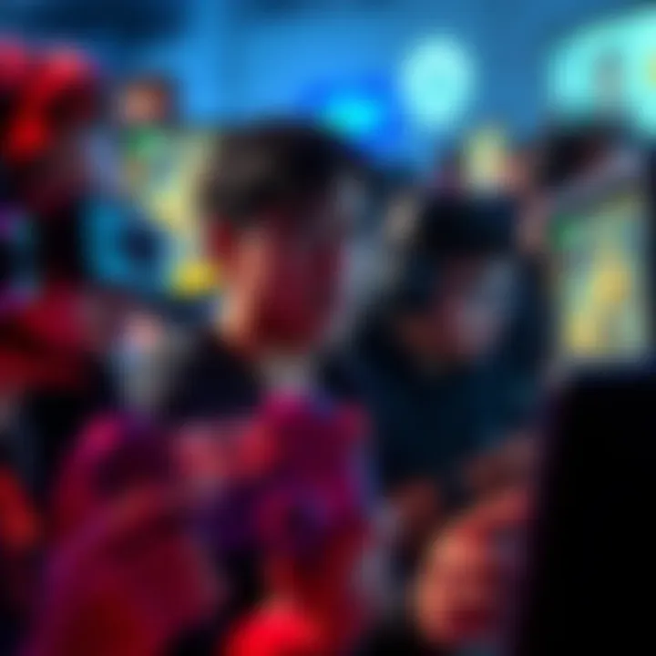 Group of gamers looking frustrated with game update on their screens, showing removed items and old content.