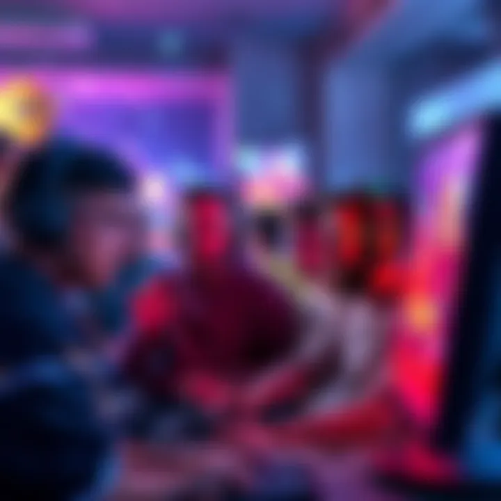 A group of gamers expressing frustration over new DLSS 5 features in front of their screens.