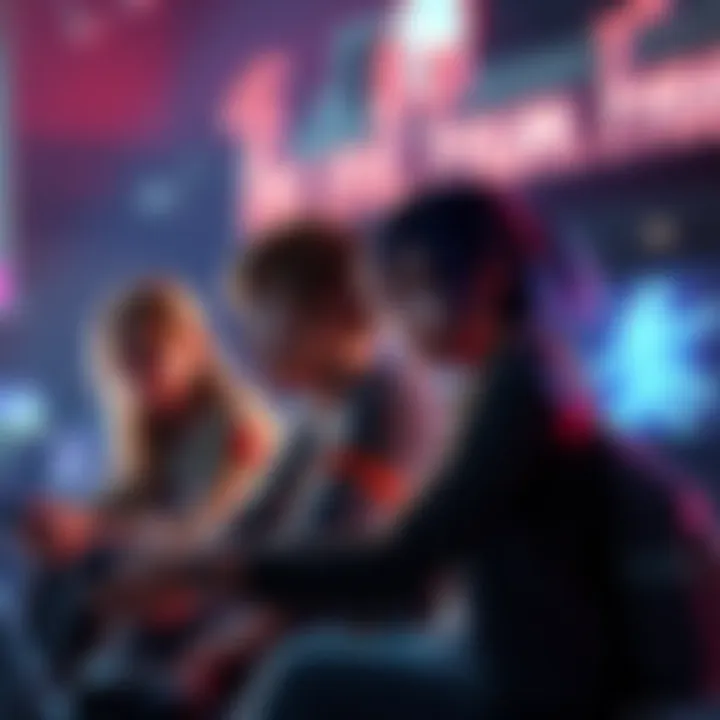 A group of gamers engaged in completing Resident Evil 2 and Resident Evil 9, showcasing different styles of play, some exploring while others rush through the game