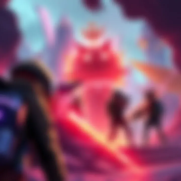 A group of gamers working together to find the Encore exotic quest in a vibrant game environment