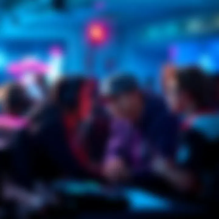 Group of gamers discussing strategies to improve their gameplay and rank up from Low Platinum