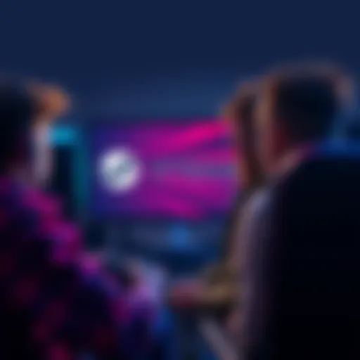 A group of gamers looking at a computer screen with the Steam logo, discussing their shift from PS5 to digital gaming.
