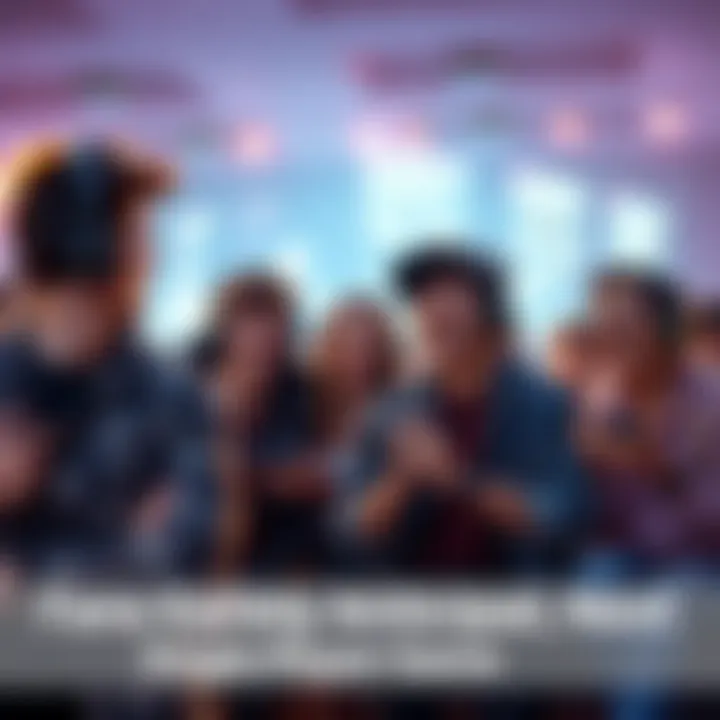 A group of excited gamers discussing ND's upcoming single-player game, showcasing their enthusiasm for the new adventure