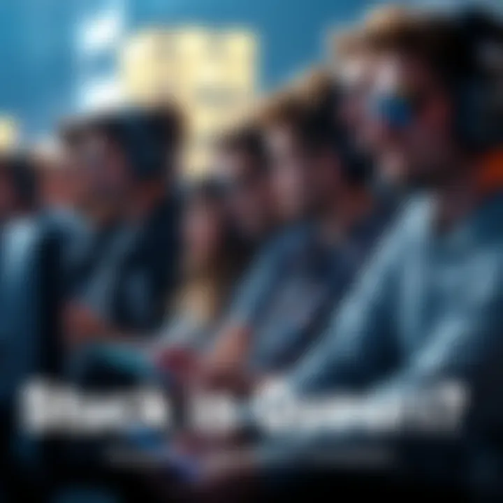 Gamers Waiting in Queue A group of gamers looking frustrated while waiting in a game server queue on their devices