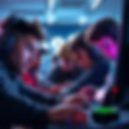 A group of gamers looking distressed while playing at their consoles, showing signs of withdrawal over Arc Raiders