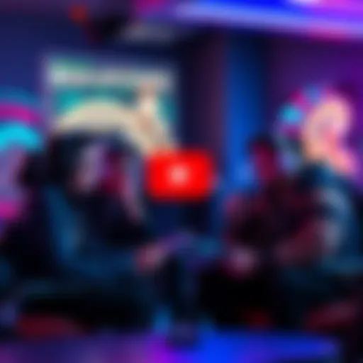 Gamers discussing YouTube trends A group of gamers engaged in a lively discussion about YouTube trends and content in 2026.