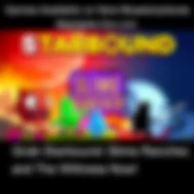 Banner showing Starbound, Slime Rancher, and The Witness with a call to action to claim them