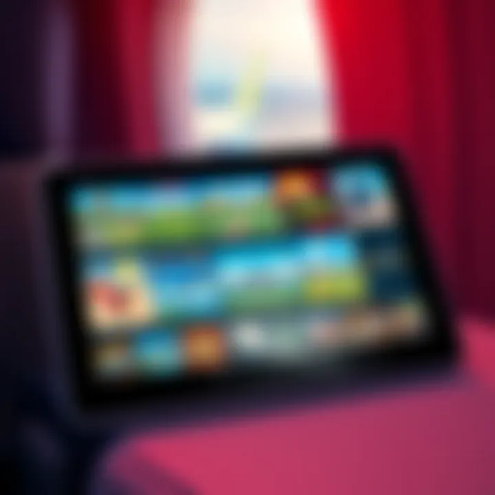 Games for Long Flights A collection of popular offline games displayed on a tablet with a travel setting, including a plane window view in the background.