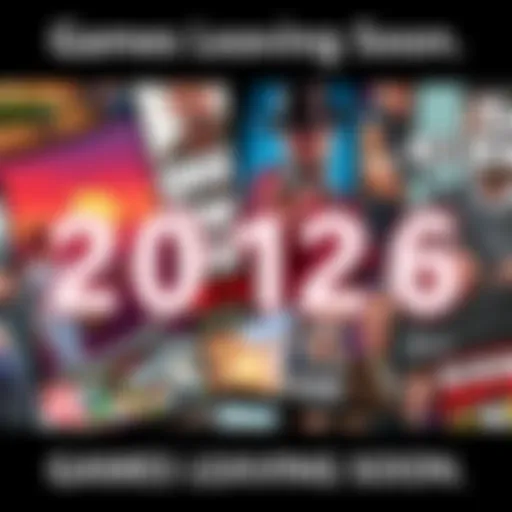 Collage of popular video game covers like GTA V and Red Dead Redemption with a countdown timer