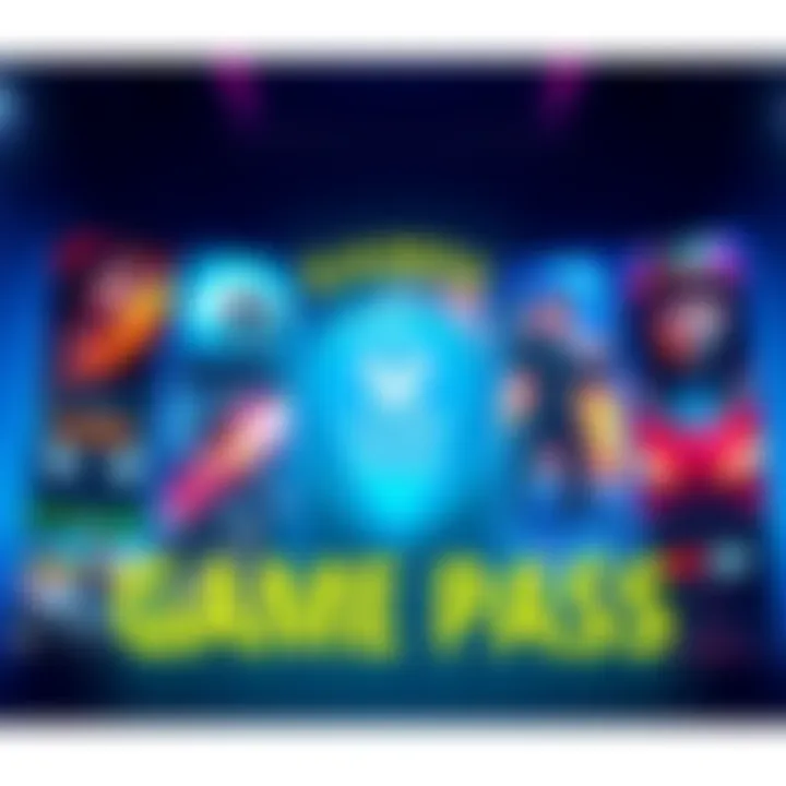 A collection of game covers from various titles available on Game Pass, showcasing their vibrant artwork and themes.
