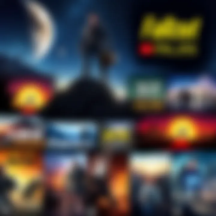 Games Similar to Fallout A collage of game covers including The Outer Worlds and Starfield, showcasing post-apocalyptic themes and adventures.