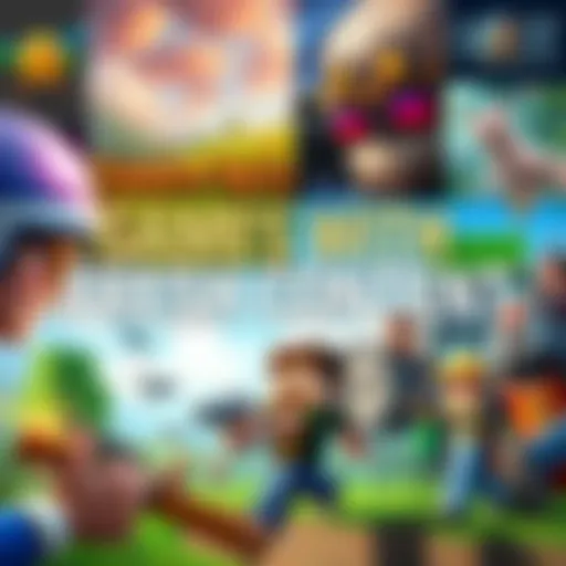 A collage of popular indie games and famous titles like Stardew Valley and Minecraft featuring vibrant scenes of gameplay and updates