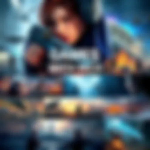 A collage of various game scenes showcasing different genres and immersive gameplay.