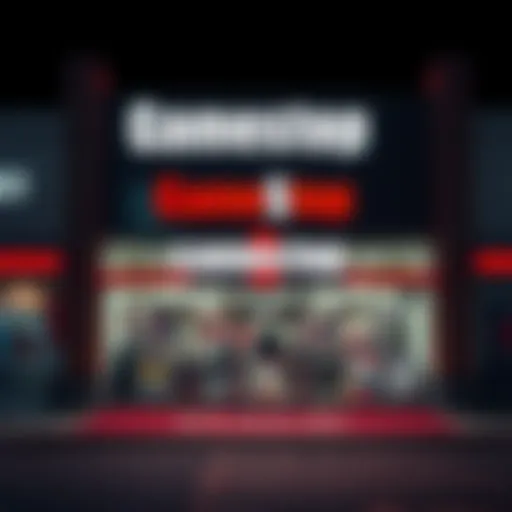 A Gamestop store with a closed sign during a challenging business period, reflecting the company's struggles