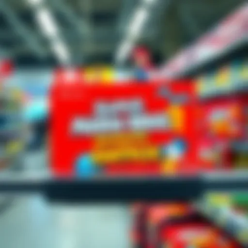 A physical digital code card for Super Mario Bros. Wonder Switch 2 Edition displayed on a store shelf