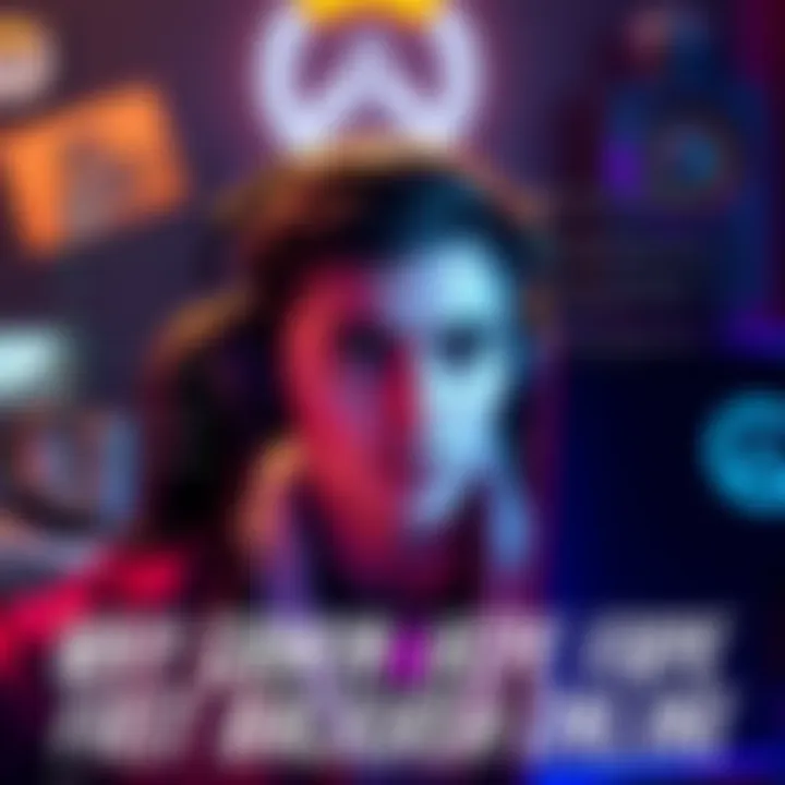 Gamin4Hope Gaming A screenshot of Gamin4Hope playing Overwatch with a frustrated expression, surrounded by chat comments expressing criticism.