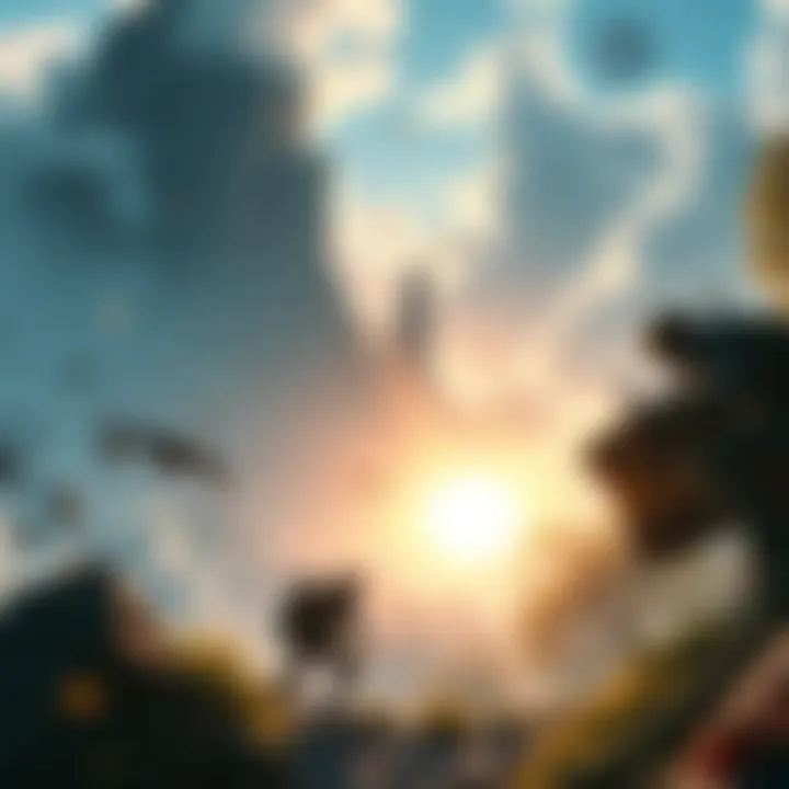 A player immersed in a vibrant game world, exploring landscapes and battling foes, showcasing the excitement of the gaming experience.