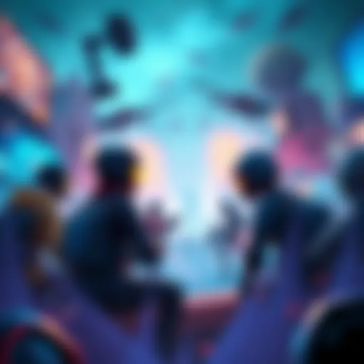 A vibrant gaming scene showing characters utilizing automation and speed buffs in gameplay, with a focus on teamwork and strategy.