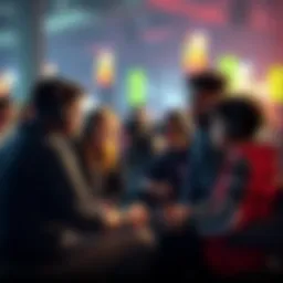 Gaming community discussing patch changes A group of gamers sharing their thoughts on recent gameplay changes for survivors and killers in a popular video game