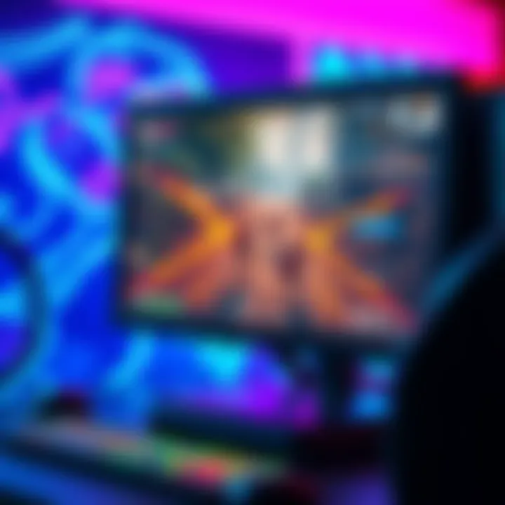 A gaming computer screen showing a noticeable drop in FPS during a game on Windows 11