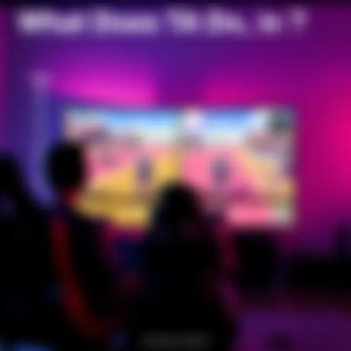 A gamer is playing a visually rich video game on a large screen, highlighting the differences in visual quality with and without Temporal Anti-Aliasing.