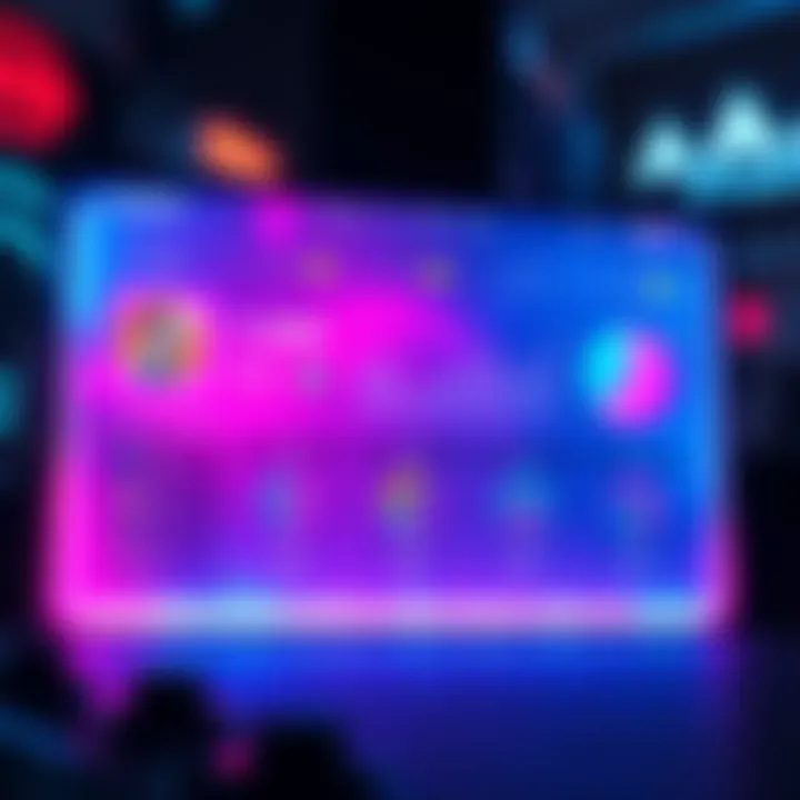 A creative mockup showing an overview and stats menu for gamers, highlighting time played and hero comparisons.