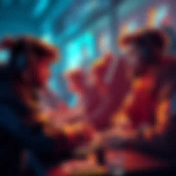 Gaming strategies for leveling up Players discussing strategies to reach level 30 in a game