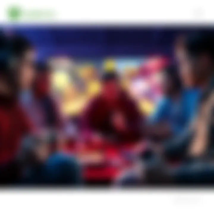 A group of gamers discussing which games deserve achievements, with controllers and game cases around them.