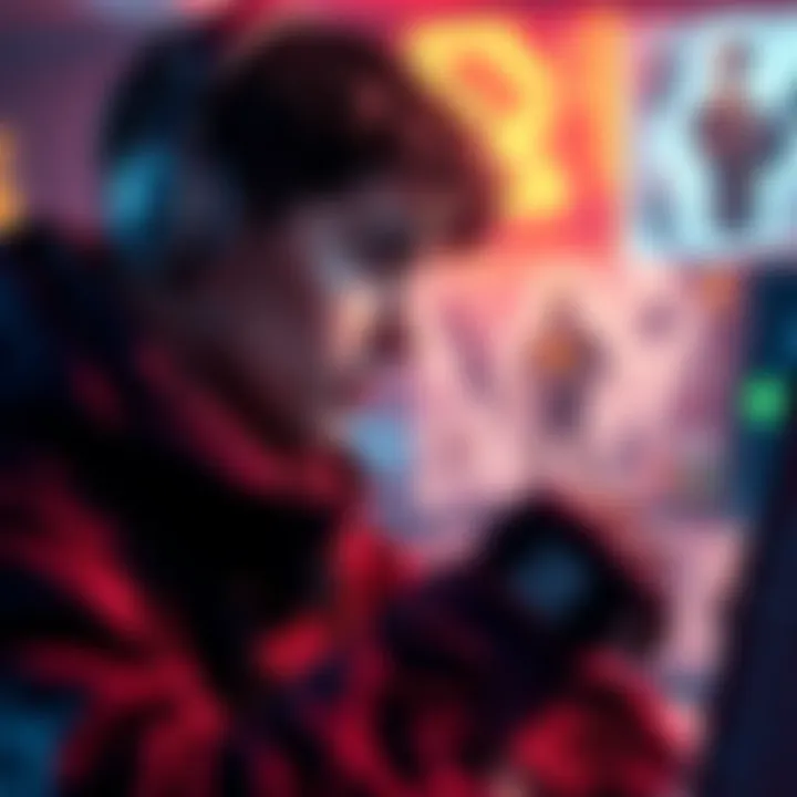 A gamer contemplating the risks of Augments having safe pockets, with game elements in the background