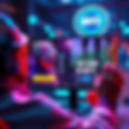 Gaming Bots Debate A person looking at a screen showing a video game with bots and currency options, discussing V-Bucks.